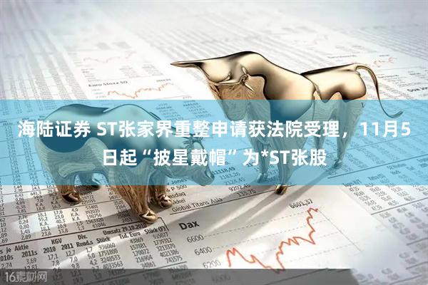 海陆证券 ST张家界重整申请获法院受理，11月5日起“披星戴帽”为*ST张股