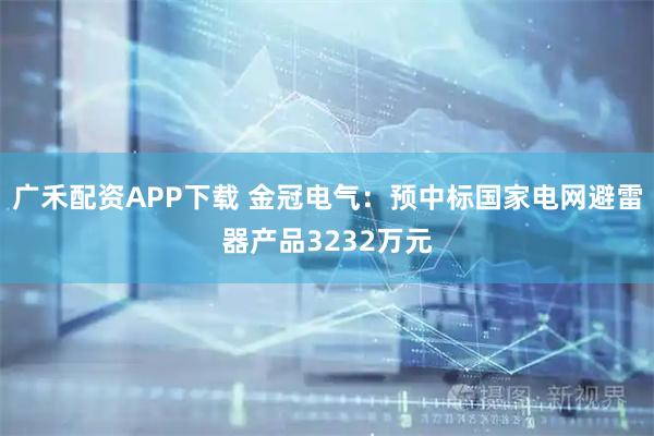 广禾配资APP下载 金冠电气：预中标国家电网避雷器产品3232万元