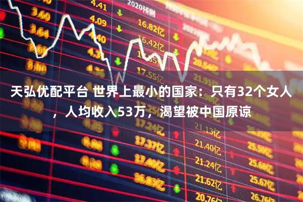 天弘优配平台 世界上最小的国家：只有32个女人，人均收入53万，渴望被中国原谅